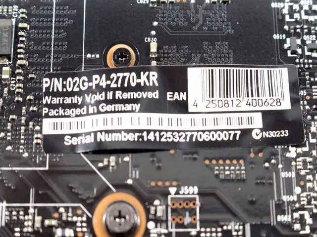 Alt view image 6 of 6 - EVGA Nvidia Geforce GTX 770 2GB GDDR5 256-bit Video Graphics Card 02G-P4-2770-KR