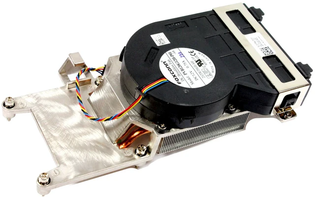 Main image of New Dell Optiplex 3010 7010 9010 390 790 990 12V 4-Pin SFF CPU Fan with Heatsink J50GH 0J50GH