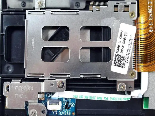 Alt view image 4 of 5 - New Dell Latitude E4300 Laptop Palmrest Touchpad Button With Fingerprint Reader VNMH1