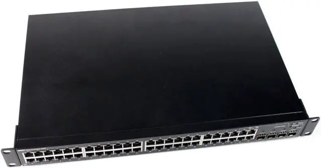Alt view image 2 of 5 - Dell PowerConnect 2848 48 Port Managed Gigabit Ethernet Switch F496K 0F496K