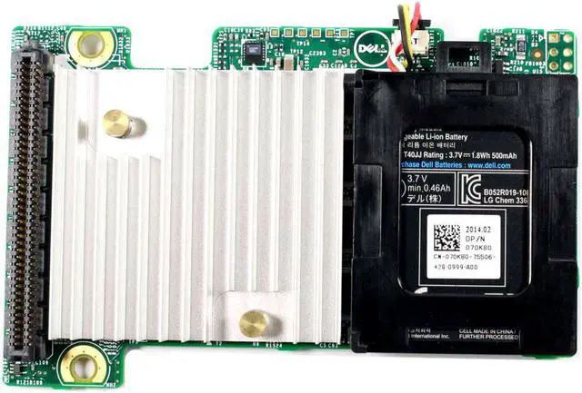 Main image of New Dell PowerEdge M520 M620 M820 PERC H710P 1GB NV Cache Mini Blade Raid Controller Card With Battery 0PK2W9 CN-0PK2W9
