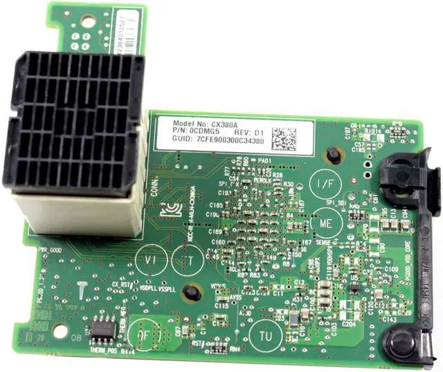 Main image of New Dell Mellanox ConnectX-3 Dual Port InfiniBand 40Gb/s QDR Mezzanine Card CX380A CDMG5 CN-0CDMG5