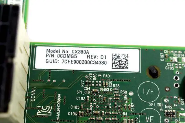 Alt view image 5 of 5 - New Dell Mellanox ConnectX-3 Dual Port InfiniBand 40Gb/s QDR Mezzanine Card CX380A CDMG5 CN-0CDMG5