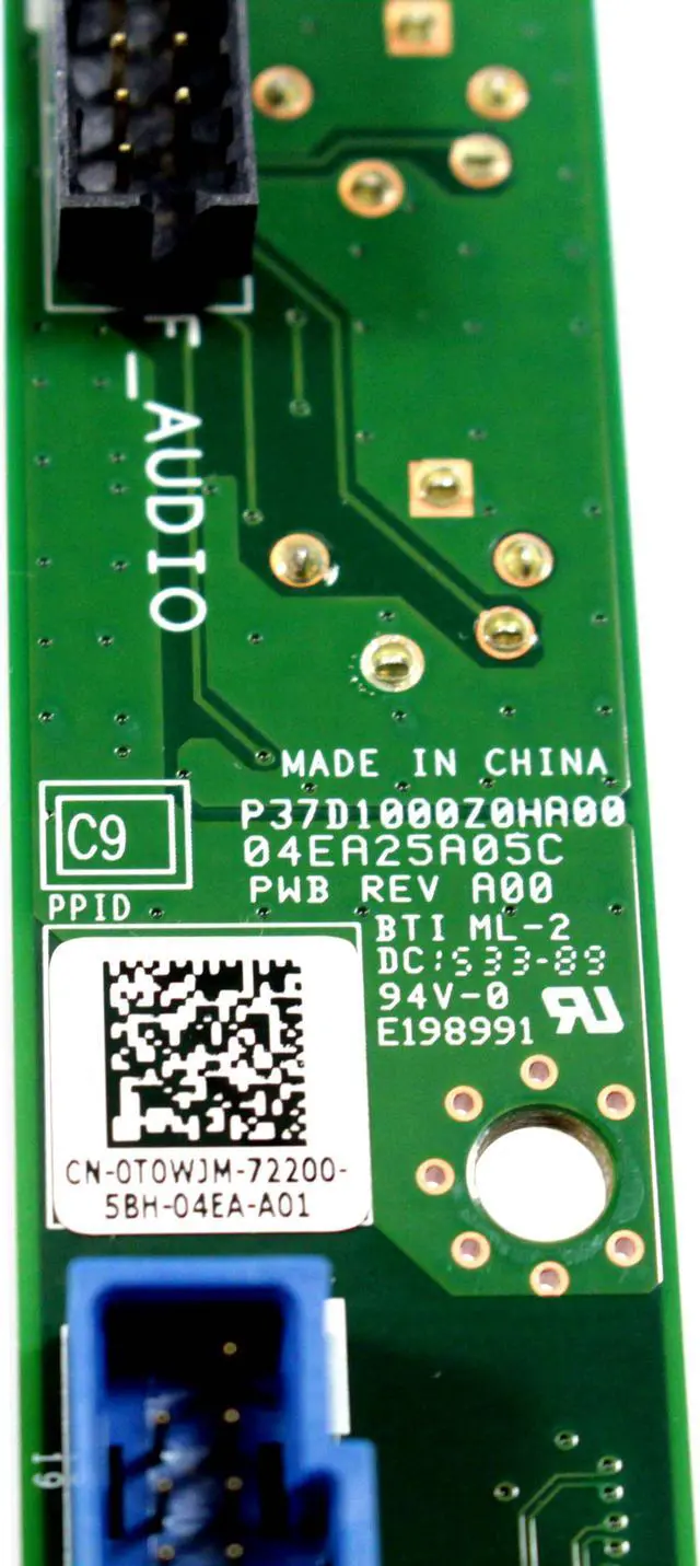 Alt view image 5 of 5 - New Dell Optiplex 9020 USFF Desktop Audio USB Board 72200-555-04W8-A01 0T0WJM CN-0T0WJM