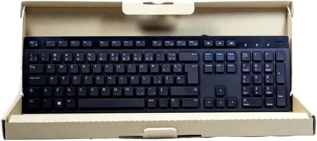 Main image of New Genuine Dell KB216-B Canadian MultiLingual 105 Keys USB Wired Black Keyboard MMF22 0MMF22