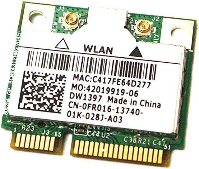 Alt view image 2 of 2 - Dell DW1397 Broadcom 4312 BCM94312HMG WLAN WIFi Wireless Card FR016 0FR016 CN-0FR016