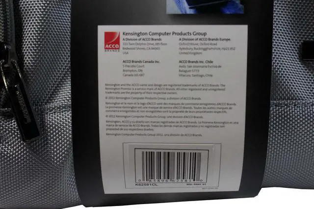 Alt view image 4 of 11 - Kensington K62581 15.6" Nylon Traveller Laptop Backpack 0K62581 CN-0K62581 K26581CL