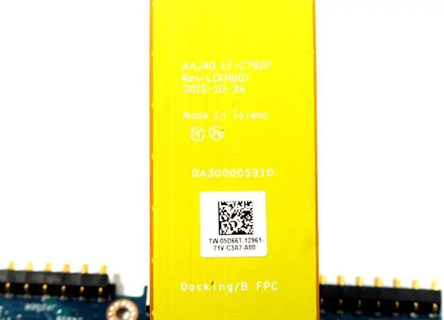 Alt view image 5 of 7 - New Genuine Dell Latitude 5175 5179 Tablet Docking Connector Circuit Board & Cable 24K5M 024K5M