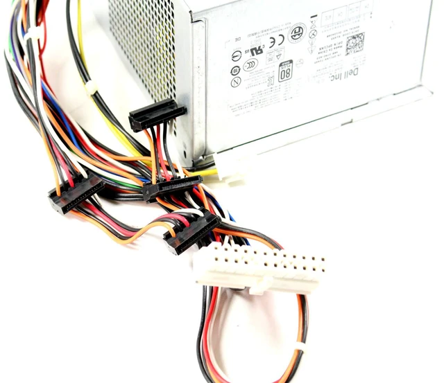 Alt view image 3 of 4 - Dell Optiplex 3010 7010 9010 275W Desktop Power Supply 61J2N FC1NX CPFN1 L275EM-00