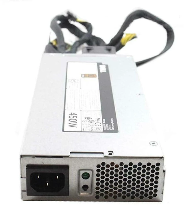 Alt view image 2 of 5 - Dell PowerEdge R430 450Watts Switching Power Supply 80+ Bronze D450E-S0 P34M3 0P34M3