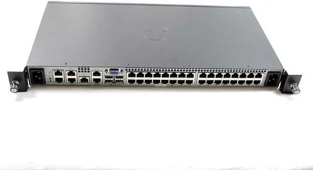 Alt view image 2 of 8 - NEW Dell F4W28 PowerEdge 4322DS KVM-4322DS 32-Port Server Remote Console Rack-Mountable Switch 0F4W28 CN-0F4W28