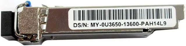 Alt view image 2 of 3 - Dell FTRJ1319P1BTL 2GB 1000BASE-LX Gigabit Ethernet SFP Transceiver Module 1310nm U3650 0U3650
