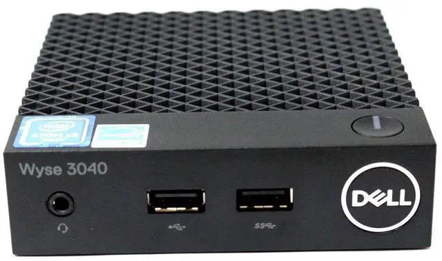 Alt view image 2 of 6 - Dell Wyse N10D - 3040 Thin Client Intel Atom Z8350 1.40 GHz 2 GB 8 GB SSD OS: ThinOS 8.4 Ethernet - RJ45 456M3