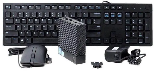 Main image of Dell Wyse N10D - 3040 Thin Client Intel Atom Z8350 1.40 GHz 2 GB 8 GB SSD OS: ThinOS 8.4 Ethernet - RJ45 456M3