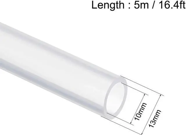 Alt view image 2 of 3 - Silicone Tubing 10mm ID X 13mm OD 16.4ft 5m Flexible Silicon Rubber Tube Air Hose Pipe for Pump Transfer Clear