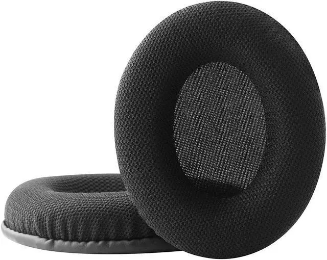 Alt view image 5 of 6 - Geekria Comfort Mesh Fabric Replacement Ear Pads for Turtle Beach Ear Force XP500, XP400, XP300, XO FOUR, XO THREE, XO ONE Gaming Headphones Earpads, Headset Ear Cushion Repair Parts (Black)