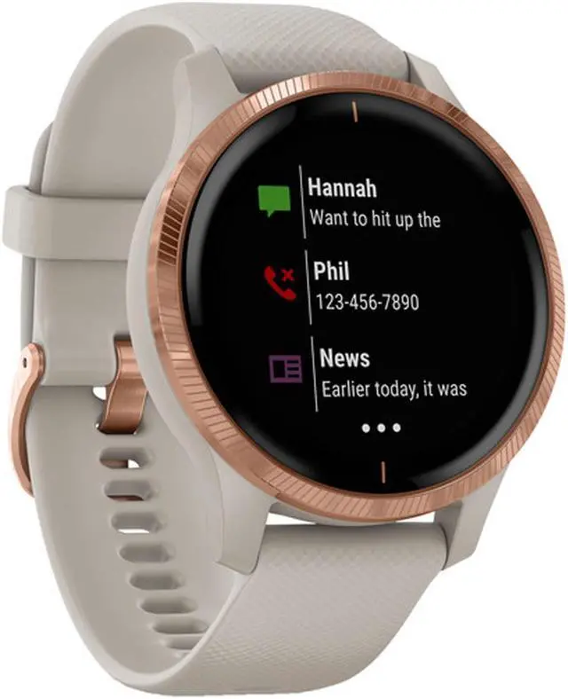 Alt view image 4 of 20 - Garmin Venu GPS Smartwatch w/ 1.2 Inch AMOLED Touchscreen Display