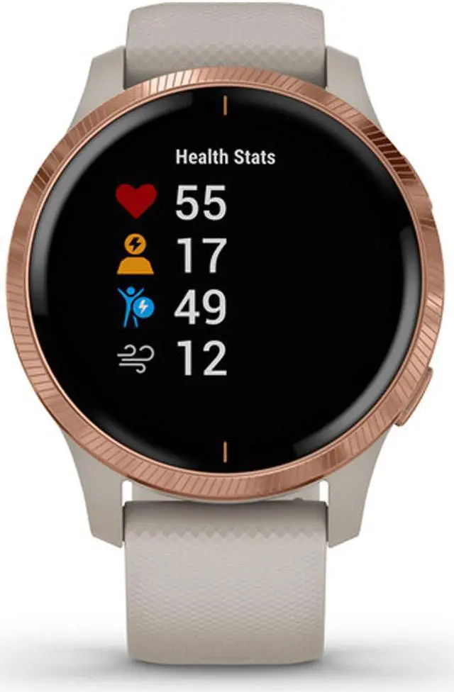 Alt view image 5 of 20 - Garmin Venu GPS Smartwatch w/ 1.2 Inch AMOLED Touchscreen Display