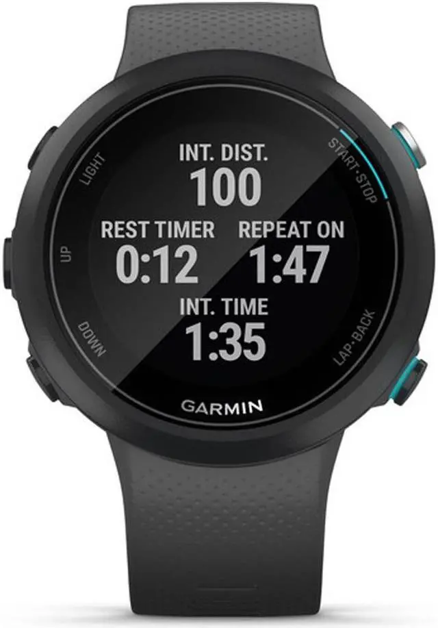 Alt view image 2 of 17 - Garmin Swim 2 - GPS Swimming Smartwatch for Pool and Open Water - Slate Gray