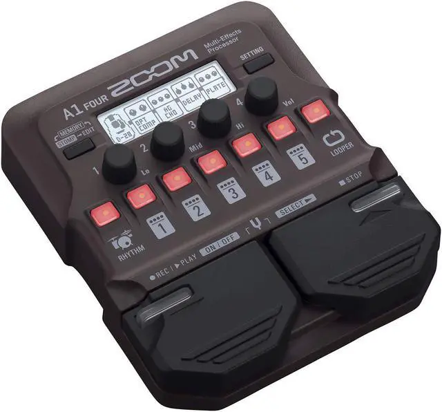 Alt view image 13 of 20 - Zoom A1 Four Acoustic Instrument Multi-Effect Processor