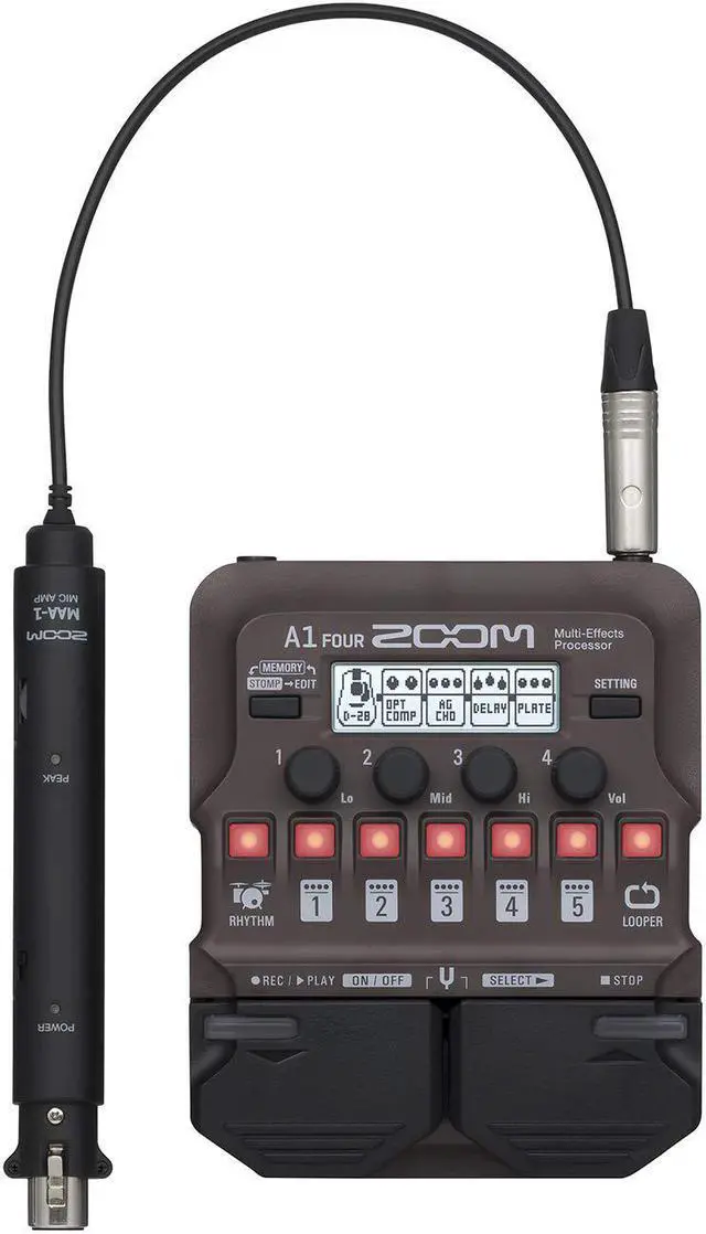 Alt view image 16 of 20 - Zoom A1 Four Acoustic Instrument Multi-Effect Processor