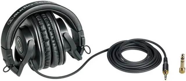Alt view image 14 of 20 - Audio-Technica ATH-M30x Professional Monitor Headphones, 96dB, 15-20kHz- Black