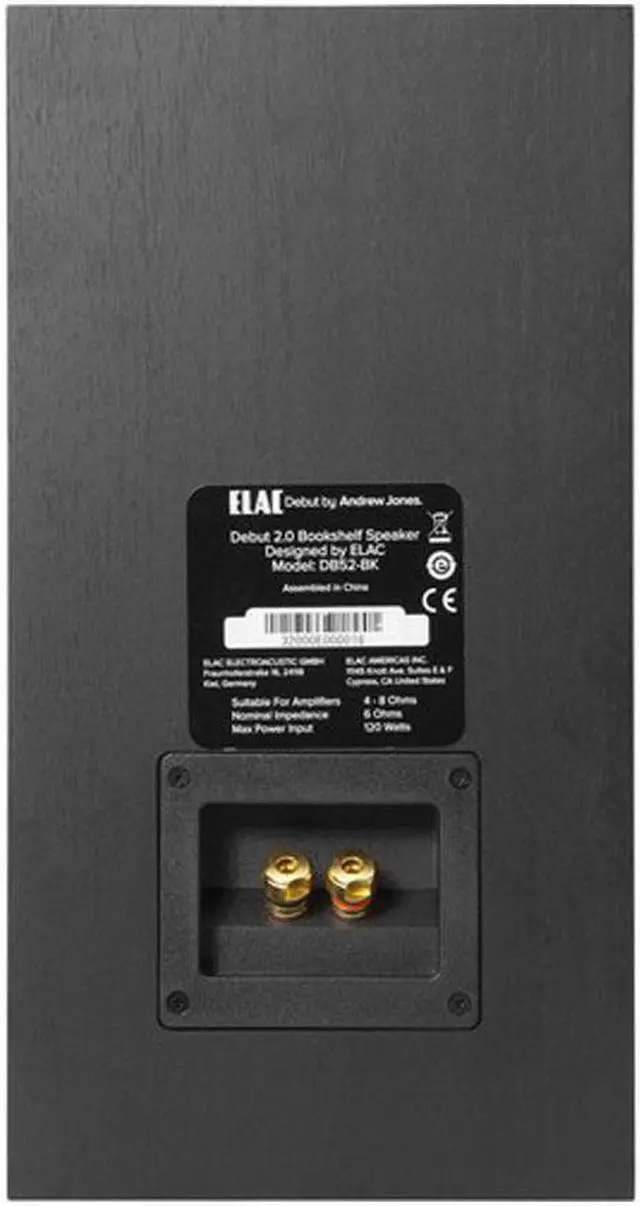 Alt view image 13 of 20 - Elac Debut 2.0 B5.2 (Pr.) Black Bookshelf Speakers