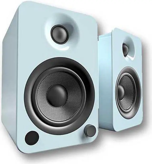 Main image of Kanto YU4 Powered Bookshelf Speakers with Built-In Bluetooth - Pair (Gloss Teal)
