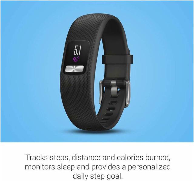 Alt view image 12 of 20 - Garmin 010-01847-00 vivofit 4 Activity Tracker (Black)