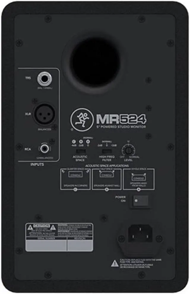 Alt view image 15 of 20 - Mackie MR524 MR-Series 5" Powered Studio Monitor