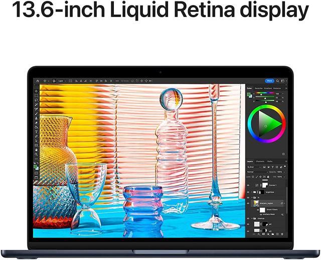 Alt view image 3 of 3 - 2022 Apple MacBook Air 13.6" Laptop (Apple M2 8-Core, 8GB RAM, 512GB SSD, 10-Core GPU) Starlight