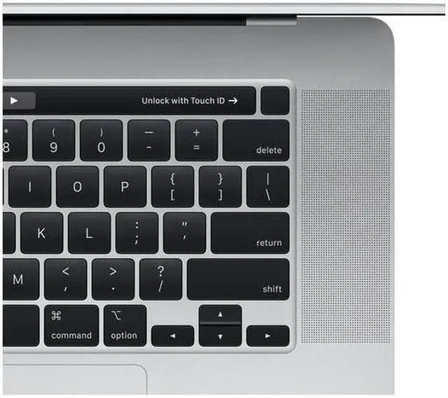Alt view image 4 of 5 - Apple MacBook Pro 16" True Tone Laptop (Touch Bar, 9th Gen 6-Core Intel Core i7 2.60GHz, 16GB RAM, 512GB SSD, AMD Radeon Pro 5500M 4GB) Silver