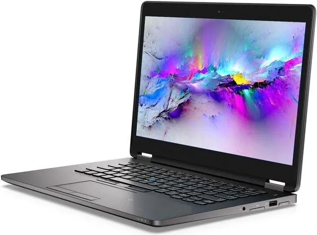 Alt view image 3 of 18 - Dell Latitude E7470 14" Laptop, Intel Core i5 6300U 2.4Ghz, 16GB DDR4, 256GB M.2 SSD, HDMI, Webcam, Windows 10