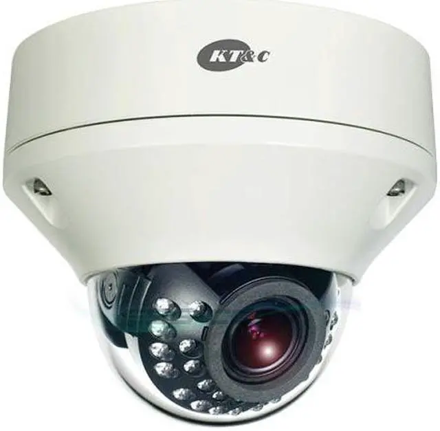 Main image of KT&C KEZ-c2DR28V12IR OMNI EZ HD-TVI Camera 1080p Outdoor Vandal Dome IR, 2.8-12mm, Dual Power