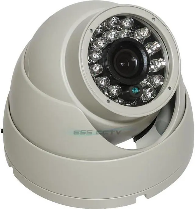 Alt view image 2 of 2 - XIB-2022-W HD-SDI 1080p EYEBALL Infrared Dome Camera, 1080p 2 MP, 4.3mm, 25 IR LED, ICR, White