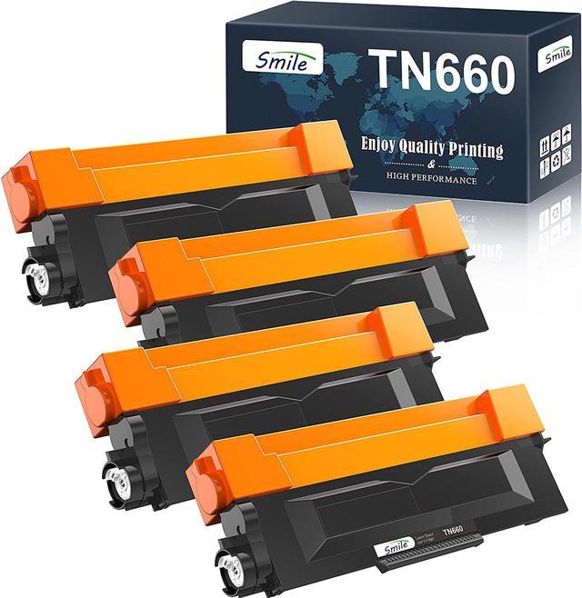 High Yield TN660 TN630 Black Toner Cartridge Replacement for Brother TN-660  630 to Use with MFC-L2700DW L2720DW L2740DW HL-L2300D L2320D L2360DW