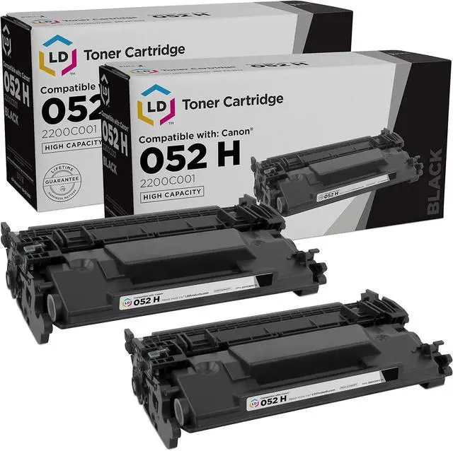 Main image of LD Products Compatible Canon 052H 2200C001 High Yield Toner Cartridge Replacement for use with ImageCLASS LBP214dw, LBP215dw, MF424dw, MF426dw and MF429dw (Black, 2-Pack)