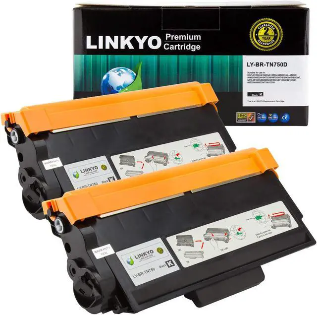 Compatible Brother TN750 Toner Cartridge Black High-Yield