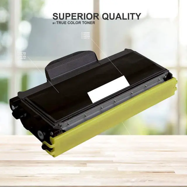 Alt view image 3 of 5 - TCT Premium Compatible Toner Cartridge Replacement for Brother TN-460 TN460 Black High Yield Works with Brother DCP-1200 1400, HL-1230 1240 1250 1270N, MFC-8300 Printers (6,000 Pages) - 2 Pack