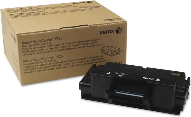 Main image of Xerox Workcentre 3315 /3325 Black High Capacity Toner Cartridge (5,000 Pages) - 106R02311