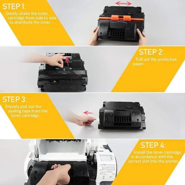 Alt view image 2 of 7 - v4ink Compatible Toner Cartridge Replacement for HP 64X CC364X 90X CE390X (1-Pack, High-Yield) Work with Laserjet P4015 P4515, Laserjet Enterprise 600 M602 M603, Laserjet Enterprise M4555 Series
