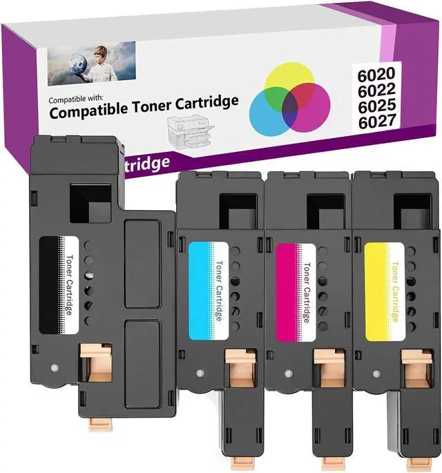 Main image of Limeink Compatible Ink Cartridge Replacement for Xerox Workcentre 6027 Toner for Xerox 106r02759 Toner Cartridge Black Toner for Xerox Phaser 6027 6025 6022 6020 (1 Black, 1 Cyan, 1 Magenta, 1 Yellow)
