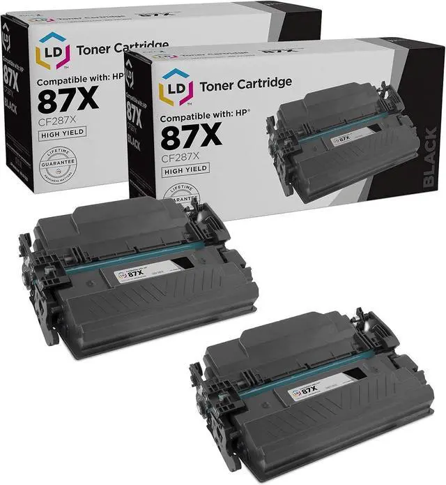 Main image of LD Products Compatible Toner Cartridge Replacement for HP 87X CF287X for M506dh M506dn M506n M506x M527c M527dn M527f M527z M501dn M501n M527c M527Z HY (Black 2-Pack)