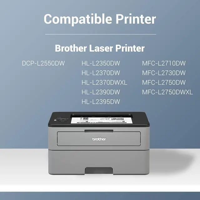 Alt view image 3 of 6 - Inkox Compatible Toner Cartridge Replacement TN760 TN-760 TN730 TN-730 HL-L2350DW HL-L2395DW HL-L2390DW HL-L2370DW MFC-L2750DW MFC-L2710DW DCP-L2550DW (Black, 2-Pack)