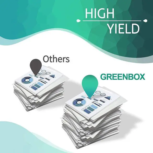 Alt view image 3 of 6 - GREENBOX Remanufactured 45 78 High-Yield Ink Cartridge Replacement  45 78 51645 51645A C6578AN C6578DN for Color Copier 180 Deskjet 1100C 1220C 6122 930C 970C 990C Printer (1 Black 1 Tri-Color)