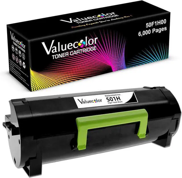 Main image of ValueColor Remanufactured Toner Cartridge Replacement for Lexmark 501H for Lexmark MS310 MS312 MS315 MS410 MS415 MS510 MS610 MX310 MX410 MX510 MX610 M1145 M3150 XM1135 XM1145 XM3150 (6,000 Pages)
