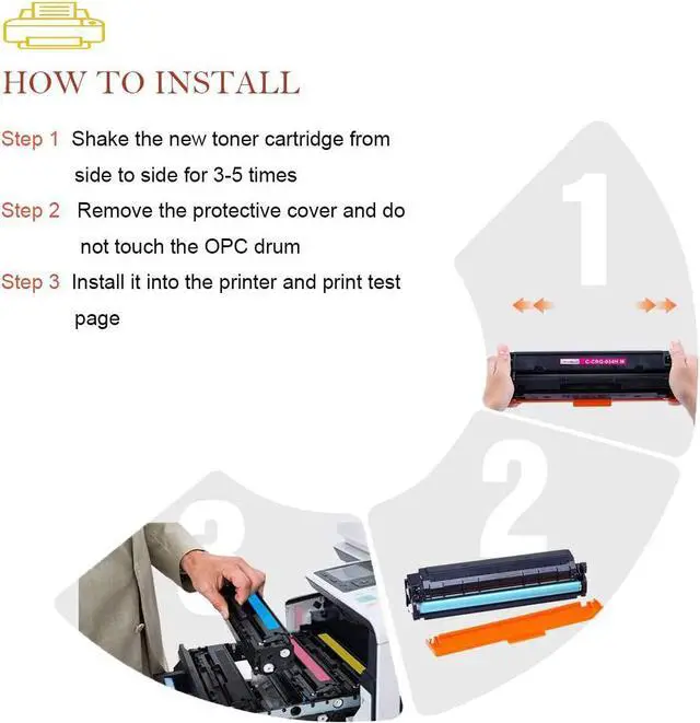 Alt view image 6 of 7 - Ennovor M C250H Toner Cartridge 4 Color Compatible for Ricoh M C250 C250FW C250FWB P C300 C300W C301 C301W Printer High Capacity 6900 & 6300 Pages 408336 408337 408338 408339 BK/C/Y/M, 4-Pack