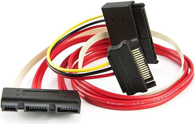 Alt view image 2 of 4 - CableCreation SFF-8639 to SFF-8482 Raid Cable, SATA 3.2 Express 18Pin (7+7+4) to SFF-8482 SAS Express 29Pin Data Raid Cable 1FT