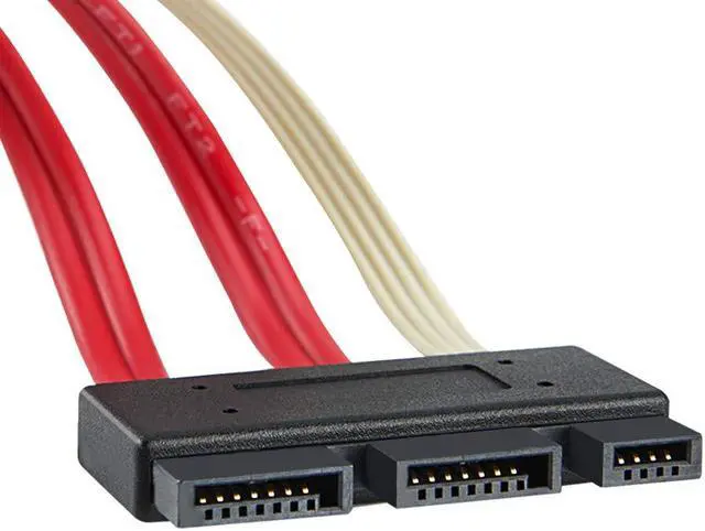 Alt view image 3 of 4 - CableCreation SFF-8639 to SFF-8482 Raid Cable, SATA 3.2 Express 18Pin (7+7+4) to SFF-8482 SAS Express 29Pin Data Raid Cable 1FT