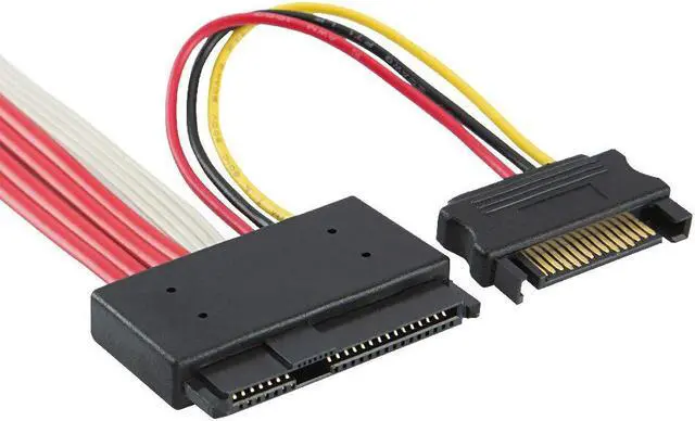Alt view image 4 of 4 - CableCreation SFF-8639 to SFF-8482 Raid Cable, SATA 3.2 Express 18Pin (7+7+4) to SFF-8482 SAS Express 29Pin Data Raid Cable 1FT